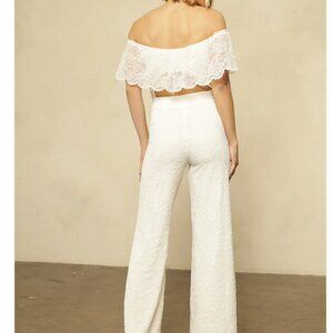 NIghtcap Positano Lace Jumpsuit XS